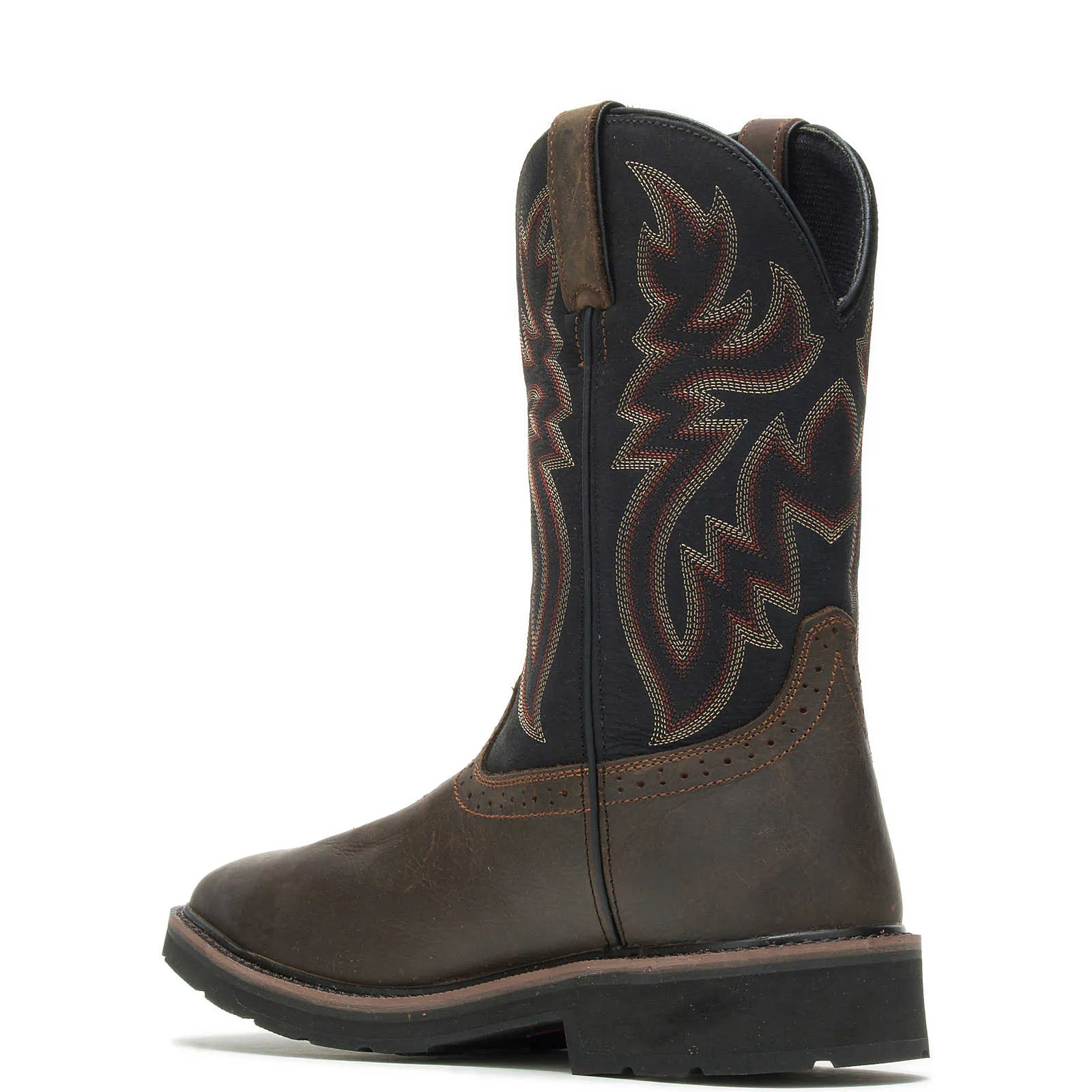 Wolverine Men's Rancher Waterproof Steel-Toe Wellington - Black/Brown