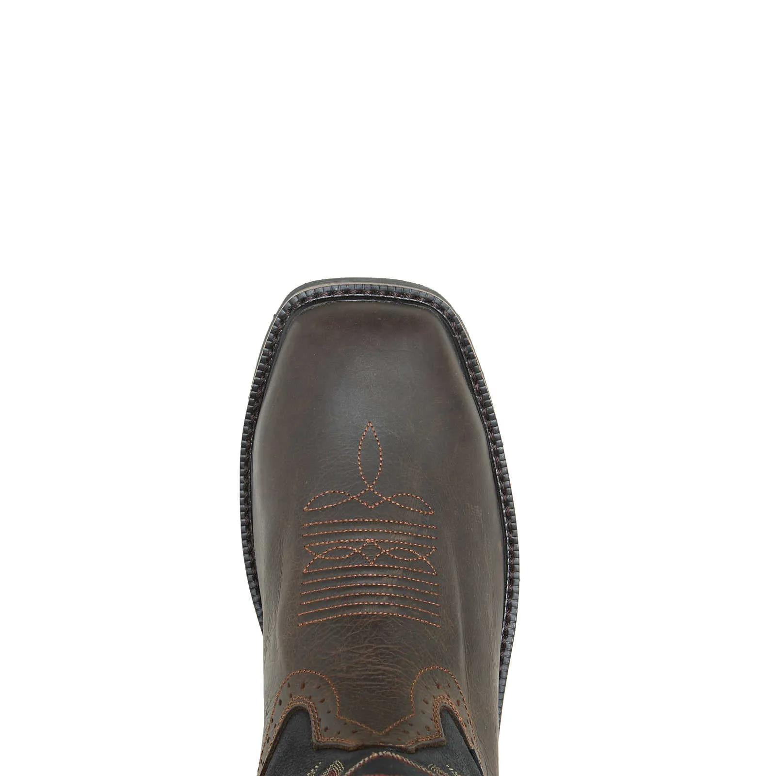 Wolverine Men's Rancher Waterproof Steel-Toe Wellington - Black/Brown